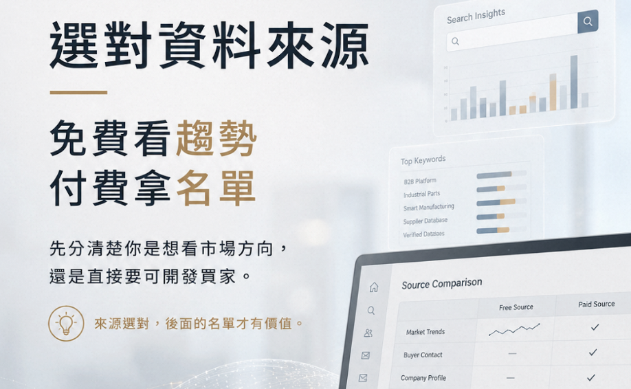 海關數據怎麼查?B2B 外銷用進出口數據找客戶的 5 個步驟