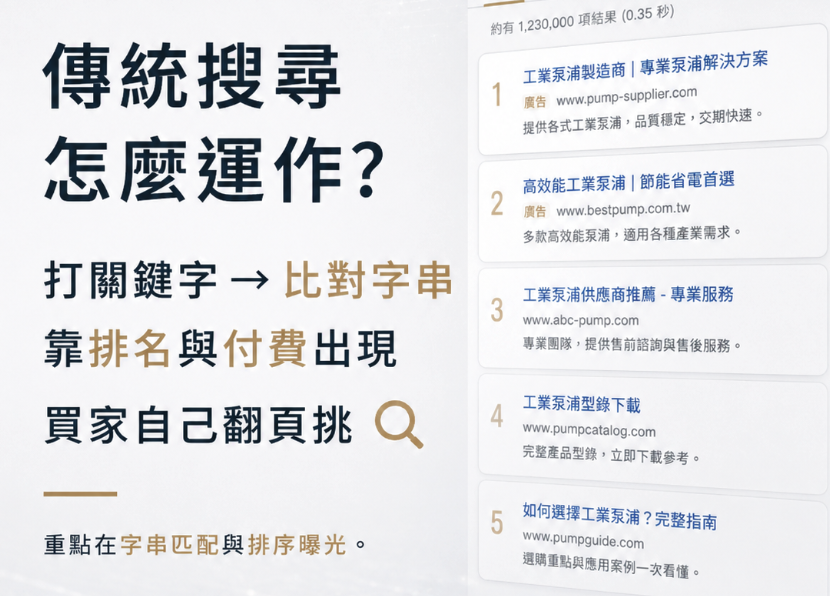 Accio vs 傳統阿里搜尋:演算法邏輯差異與供應商曝光應對策略全解析