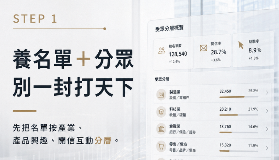 B2B EDM 行銷 自動化怎麼做？方法、步驟與常見錯誤拆解