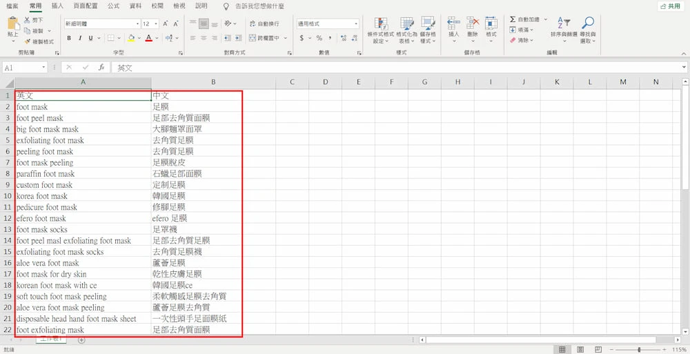 關鍵字設置與優化