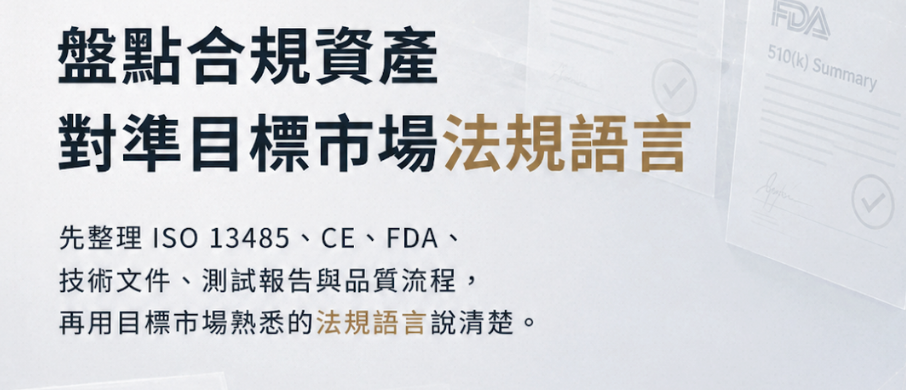 醫療耗材外銷怎麼做?把 ISO 13485、CE、FDA 合規實力變成海外訂單的 6 個步驟