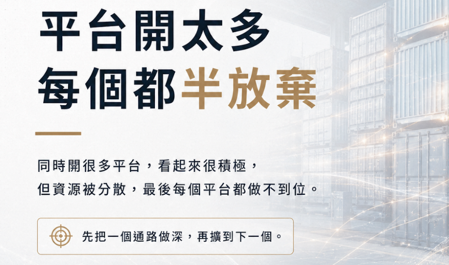 中小工廠跨境電商常見錯誤|7 個讓你浪費 100 萬的決策陷阱與避雷指南