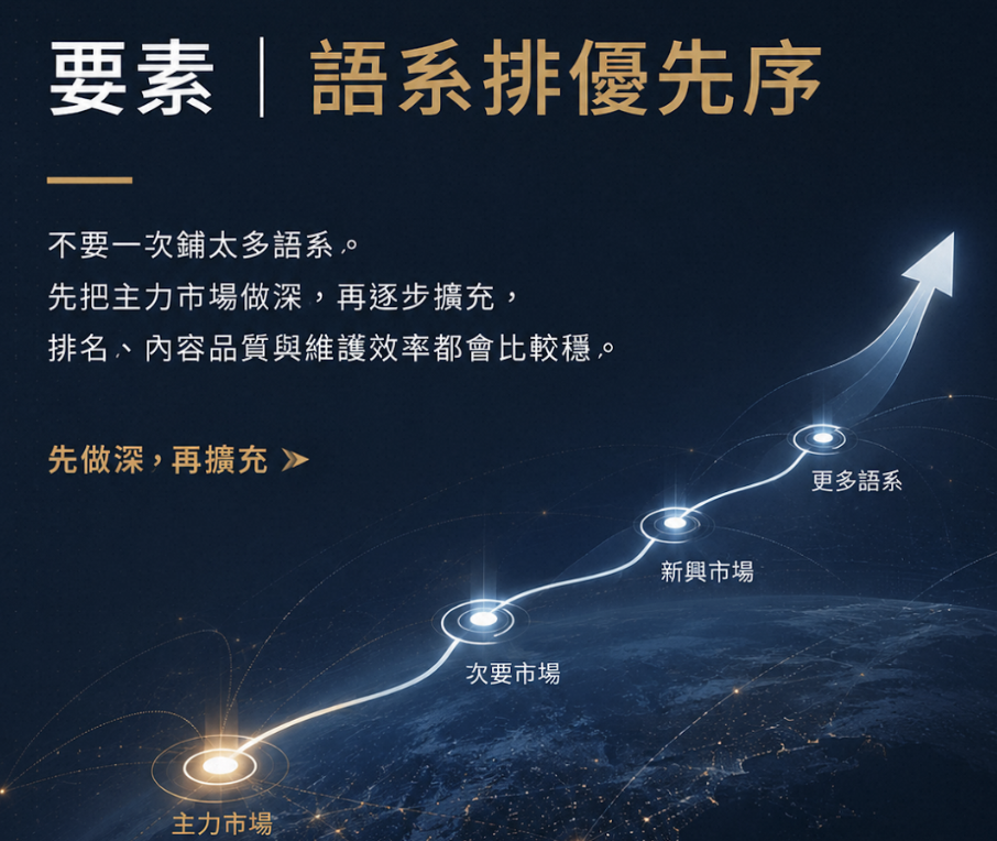 多語系網站 SEO 怎麼做？hreflang 設定與外銷關鍵字在地化