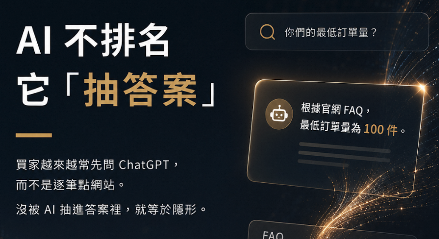 FAQ 頁面這樣寫才會被 AI 引用：B2B 官網問答內容設計指南